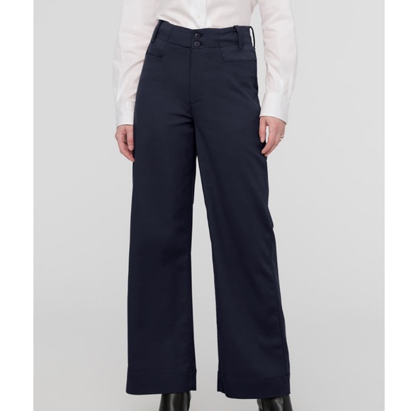 duer NuStretch High Rise Trouser - Navy - Picture 10 of 10
